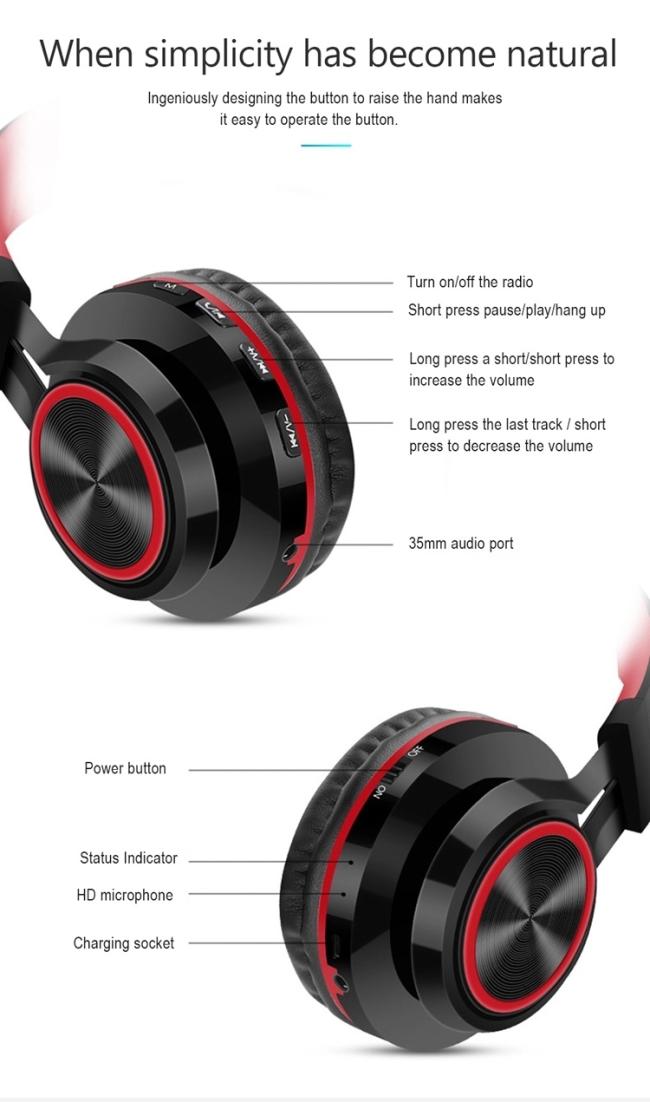 Auricolari Gaming Headphones with Mic Wireless Headphones Ecouteur Earphones Sport Headsets Auriculares