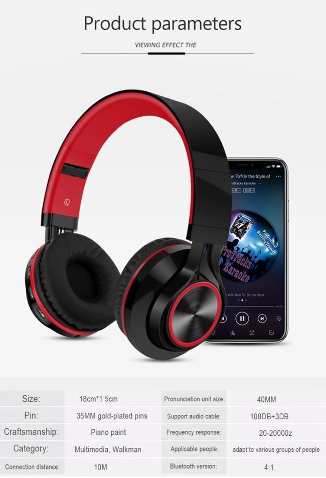 Auricolari Gaming Headphones with Mic Wireless Headphones Ecouteur Earphones Sport Headsets Auriculares