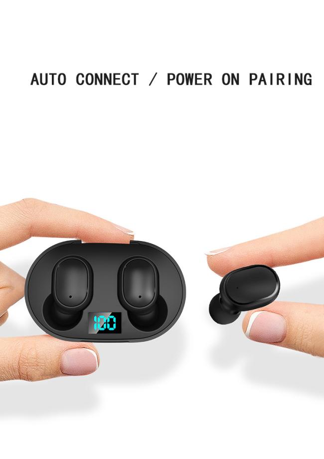 2020 New Mini Headphones Waterproof Sport Bluetooth 5.0 LCD Power Display Wireless Earphone