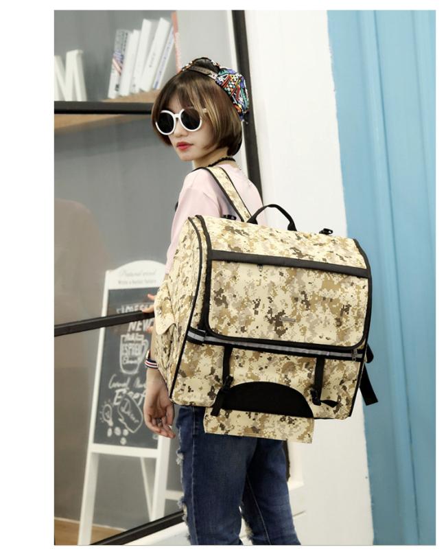 Movable Fashion Pet Shoulder Carrier Portable Outdoor Dog Stroller