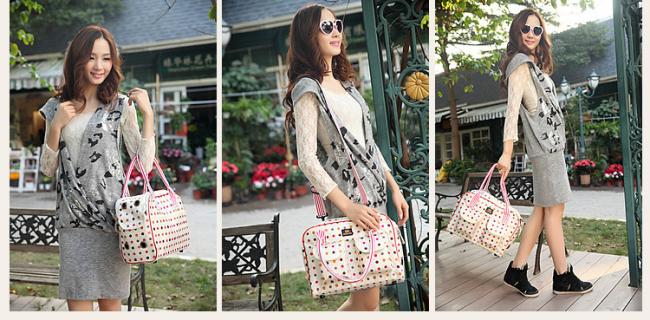 Fashion Dots Outdoor Dog Carrier Portable Pet Supply Pet Bags