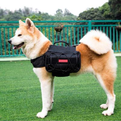China  				Hiking Gear 2 in 1 Detachable Saddle Bag Dog Backpack 	         for sale