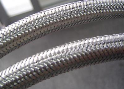 China Flexible Conduit Braided Stainless Steel Tubing , Stainless Steel Braided Hose Cover for sale