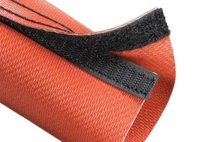 中国 多彩な自動車ワイヤー覆いの自己の閉鎖の編みこみのヴェルクロ ハロゲン自由に 販売のため