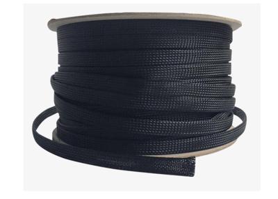 China Good Scalability Cable Management Braided Sleeving Fire Proof With Black Color for sale