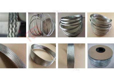 China Round Copper Wire Stainless Steel Braided Sleeving For Cable Shielding / Conducting for sale