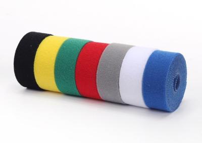 China 2 In 1 Colorful Back To Back Velcro Tape Hook And Loop Tape For Cables Management zu verkaufen