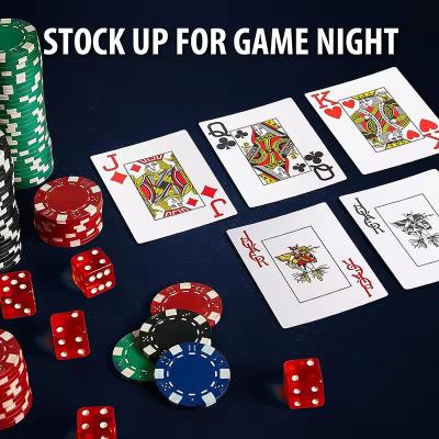 China Texas Hold'em 100% PVC cartas de póquer impermeables Juego de cartas de juego de cartas para el entretenimiento en venta