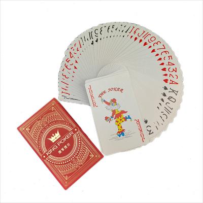 China Wholesale Custom Logo Poker Deck Playing Card Advertising Game Playing Poker For Casino for sale