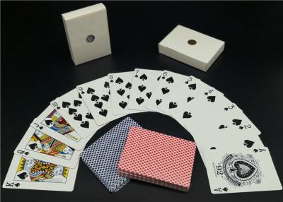 China Los naipes del casino de la base del negro de Alemania imprimieron la cubierta de naipes personalizada en venta