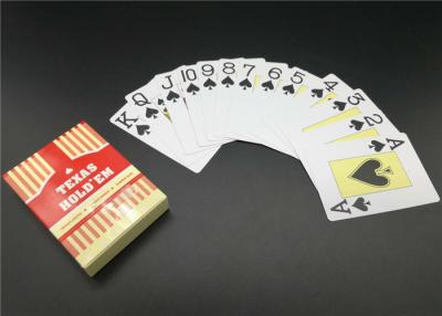 Chine Nouvelles cartes de jeu en plastique de 100% PMS imprimant les cartes en plastique de tisonnier à vendre
