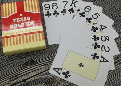 China Naipes plásticos de encargo del 100 por ciento/tarjetas plásticas del póker para el entretenimiento en venta