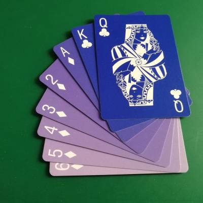 China Los colores completos imprimieron naipes negros de la base en juego de C1S Tuck Poker Box For Primary en venta