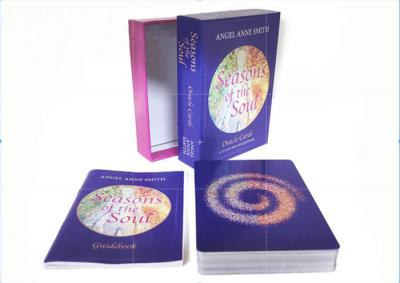 China Custom Printing Own Created Psychic Tarot Oracle Cards With Two Pieces Box for sale