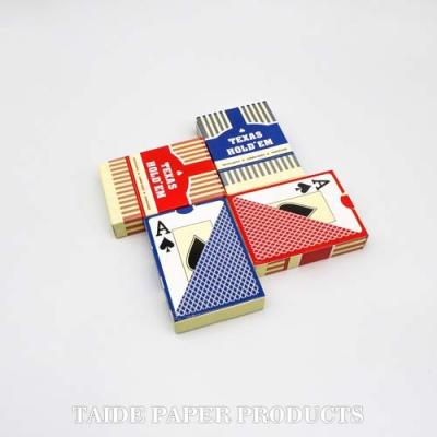 China washable 100% new pvc/plastic playing cards for sale