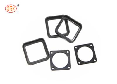 China Flat Rectangular Rubber Gasket Silicone Sealing Gaskets Customized Shaped for sale