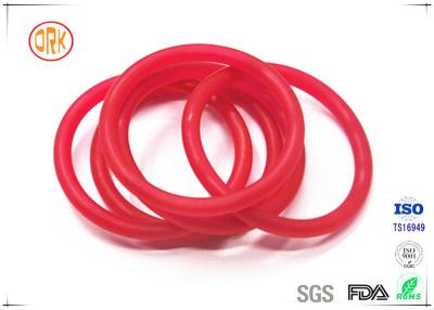 China Red Acid Resistance Ageing Resistance EPDM Customized O Ring Shape For Chemical for sale