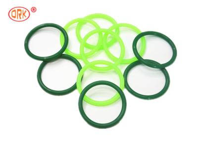 China AS568 Standard Silicone O Rings Clear And Green FDA Grade / Silicon Rubber Rings for sale