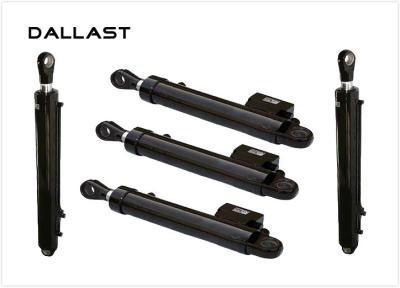 China Welded Hydraulic Cylinders Double Acting Chrome , Hydraulic Oil Cylinder for sale