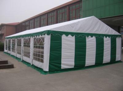 中国 最高の耐火性の屋外党テントは粉によって塗られる鋼鉄管フレームを補強します 販売のため