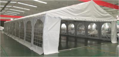 China 8 × 20m Rustproof Outdoor Party Tents Wind Resistant With Plastic Windows for sale