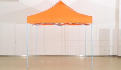 China Orange Gazebo Folding Tent / Outdoor Canopy Tent With Pop Up Steel Frame for sale