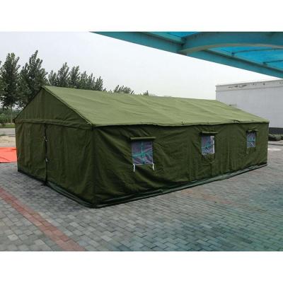 中国 水ポリエステル繊維の反キャンバスのキャンプ テント、10人のためのキャンバスの軍のテント 販売のため