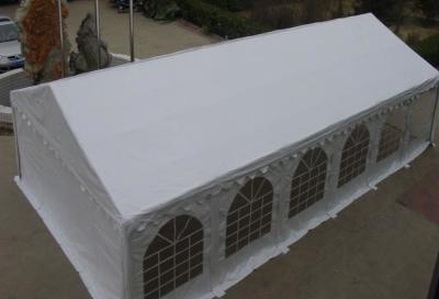 中国 ポリ塩化ビニールの生地白い屋外党テントのオックスフォードの布の結婚式の玄関ひさしのテント 販売のため