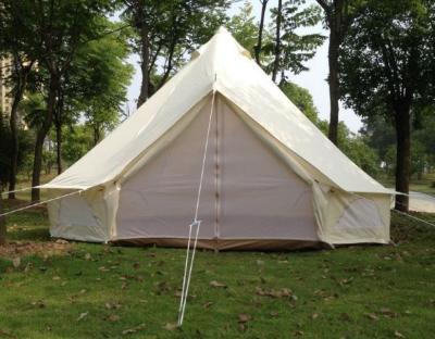 China 5m Diameter Outdoor Canvas Tent , Modern Pagoda Yurt Bell Tent Copper-zinc Coated for sale