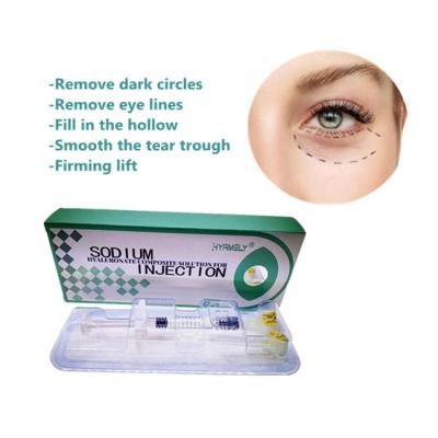 China Natriumhyaluronat-Lösung für Augen Entfernen von Dunklen Kreisen Hautfiller 1 ml zu verkaufen