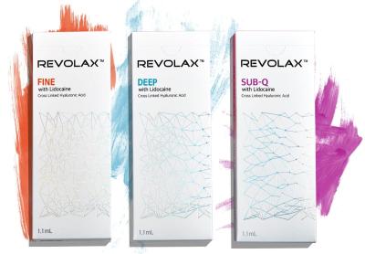 China Llenador cutáneo ácido hialurónico líquido Revolax plástico facial en venta
