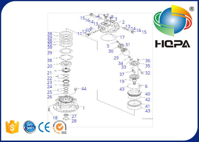 Swing Motor Seal Kit for Swing Motor Assy 706-73-01241