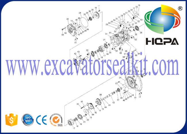 Hitachi ZX120-6 Hydraulic Main Pump HPK055 Main Pump Parts