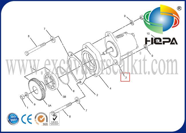 194-8384 1948384 330C 330CL Fan Drive Pump Excavator Spare Parts