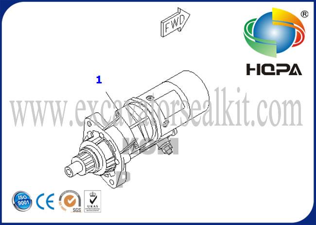 600-863-4110 6008634110 6D102 Starter 24V 4.5KW, WPS USA Brand