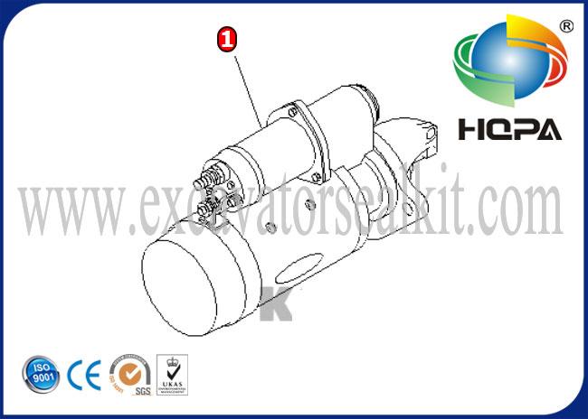 6742-01-3330 6742013330 6D114 Starter, 24Volts, WPS USA Brand