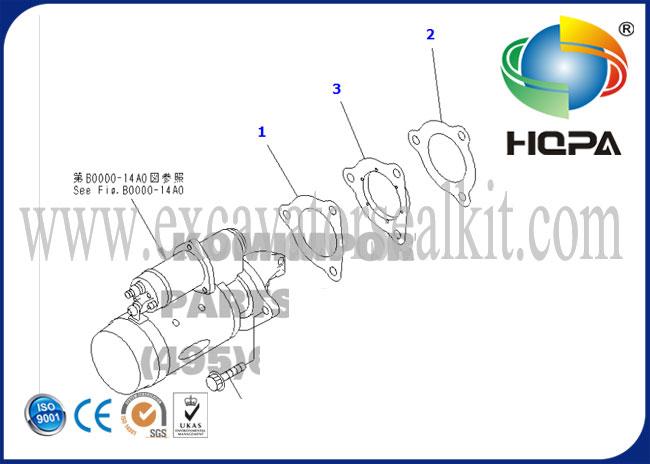 6742-01-3330 6742013330 6D114 Starter, 24Volts, WPS USA Brand