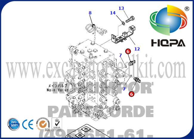 7861-93-1811 7861-93-1812 Komatsu PC200-8 High Pressure Sensor
