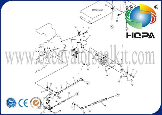 YT20S00002F2 Throttle Motor SK200-6E SK200-6 SK230-6E YN20S000002F3 YN20S000002F1 YT13E01085P1 KP56RM2G-011 YN20S000002F2