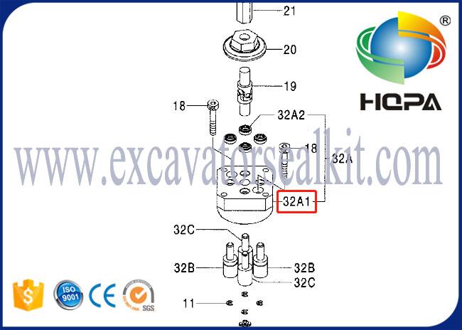 9233096 Pusher Handle Control Valve Block for Hitachi ZAX200 ZAX450 ZAX600 ZAX160LC