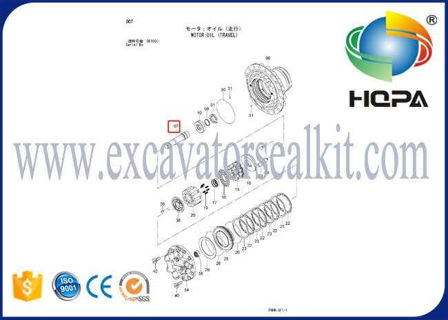 2049166 Universal Driveshaft Travel Motor Components ZAXIS160 ZAXIS180