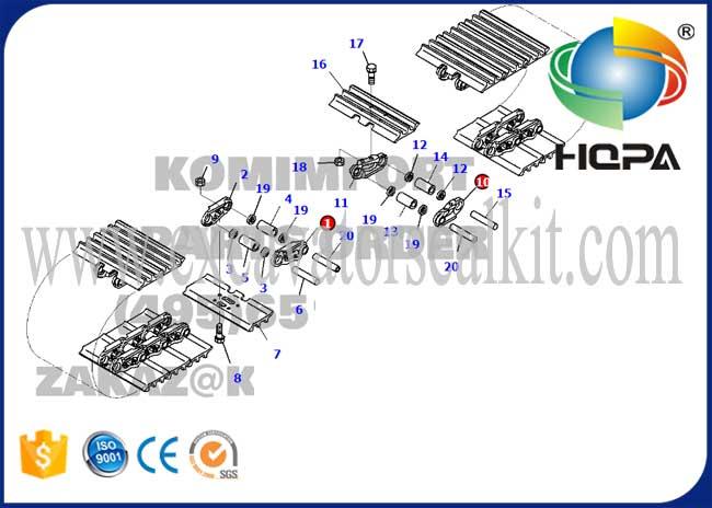 20Y-32-11123 Track Link Undercarrage Parts for Komatsu Excavator