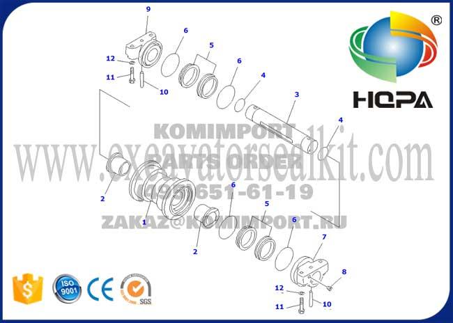 20Y-30-00012 20Y-30-00014 Track Roller Komatsu PC200-5 PC200-6