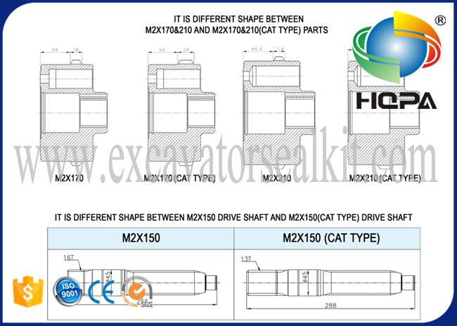 Swing Motor Repair Kit HZZC-M2X170CHB For HD900-5 HD900-7 E330 E330B