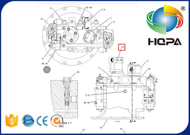 312C 315D 218-0557 2180557 Excavator Hydraulic Parts SBS80 Pilot Pump