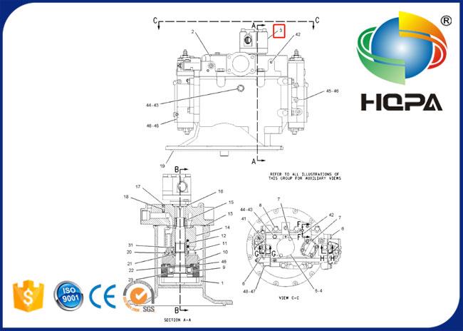 173-1203 1731203 Gear Pump for SBS80 Pilot Pump 312C 315D