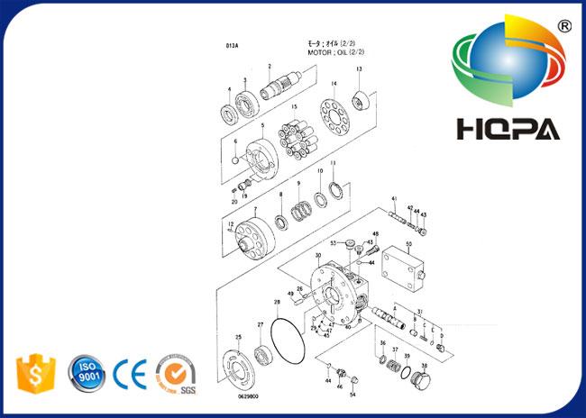 KYB 20450-53469 Model MAG-33V-500-3 Hydraulic Spare Parts MAG33