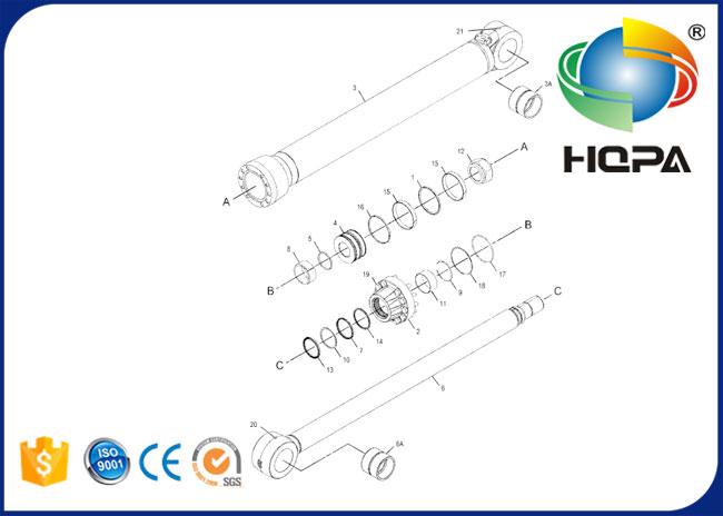 225-4646 331-9328 379-9497 2254646 3319328 3799497 Stick Cylinder Seal Kit