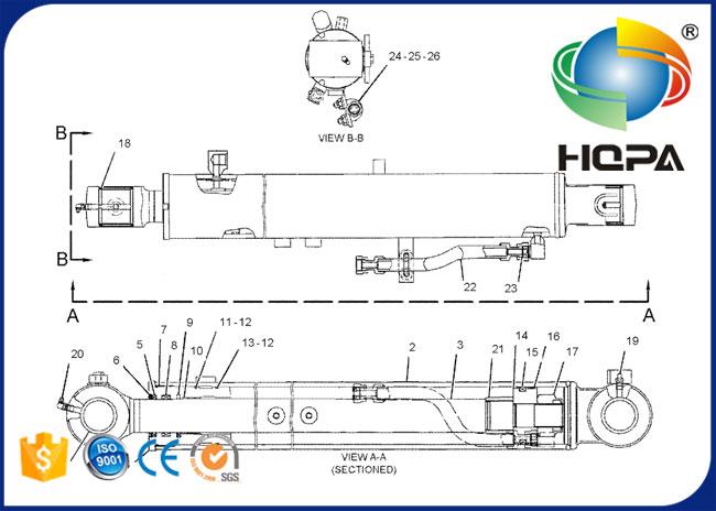 277-3395 2773395 Boom Cylinder Seal Kit for Excavator E304C CR