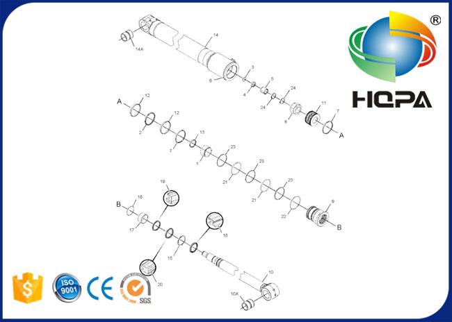 289-7716 2897716 349-4120 3494120 Cylinder Seal Kit for Excavator E312D